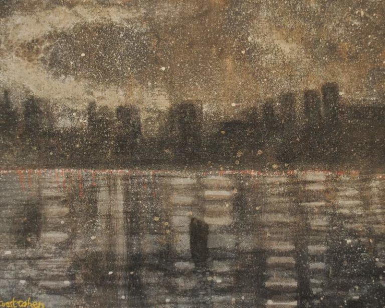 London Tears: 37 x 34 cm