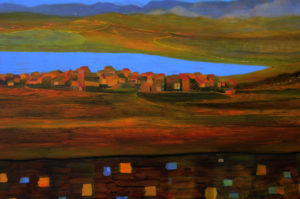 Galilee Village: 60 x 30 cm